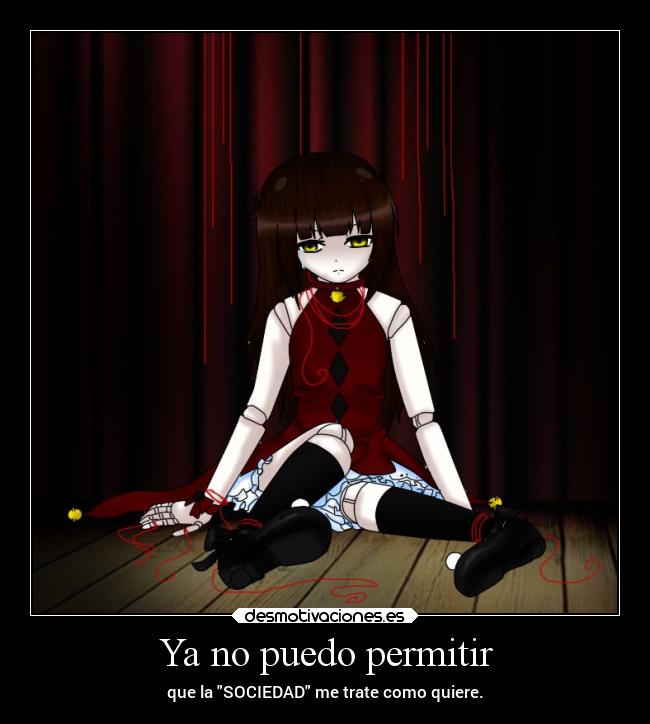 carteles sociedad anime marioneta desmotivaciones