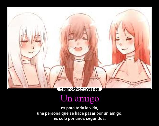 Un amigo -