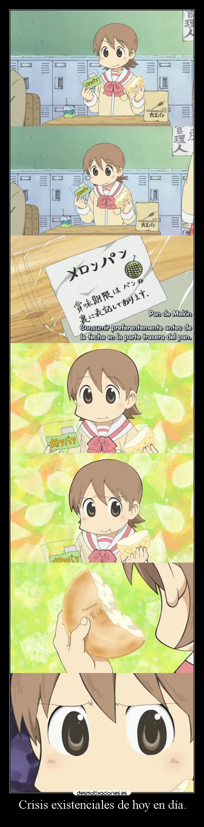 carteles sociedad vida comida humor anime humordelmalo redgame nichijou yukko estupidosbollitosdeleche desmotivaciones