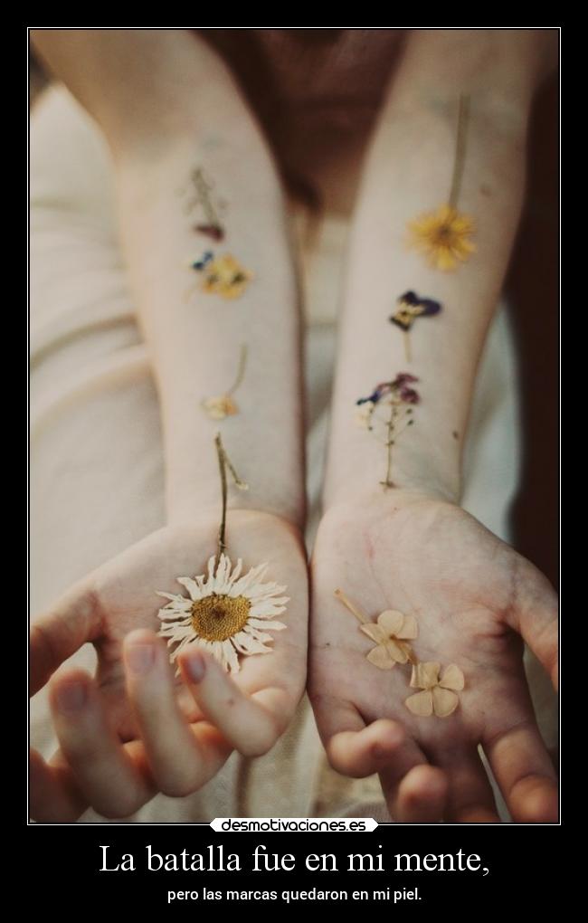 La batalla fue en mi mente, - 