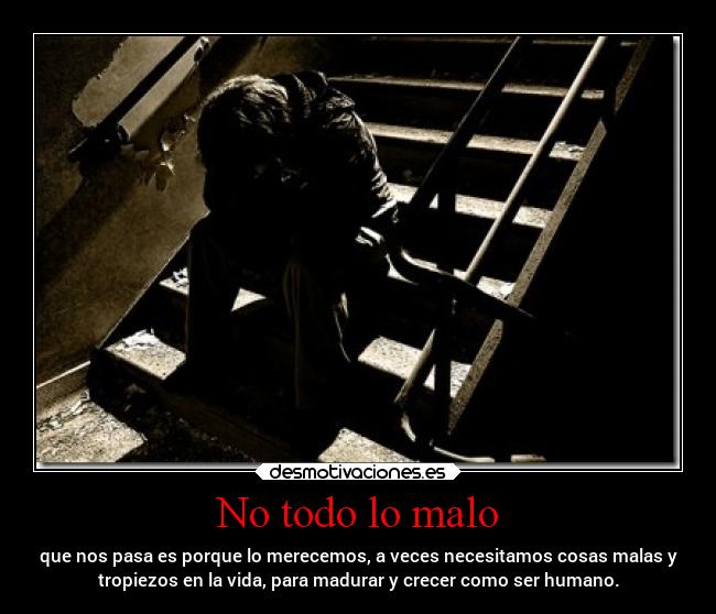 No todo lo malo -