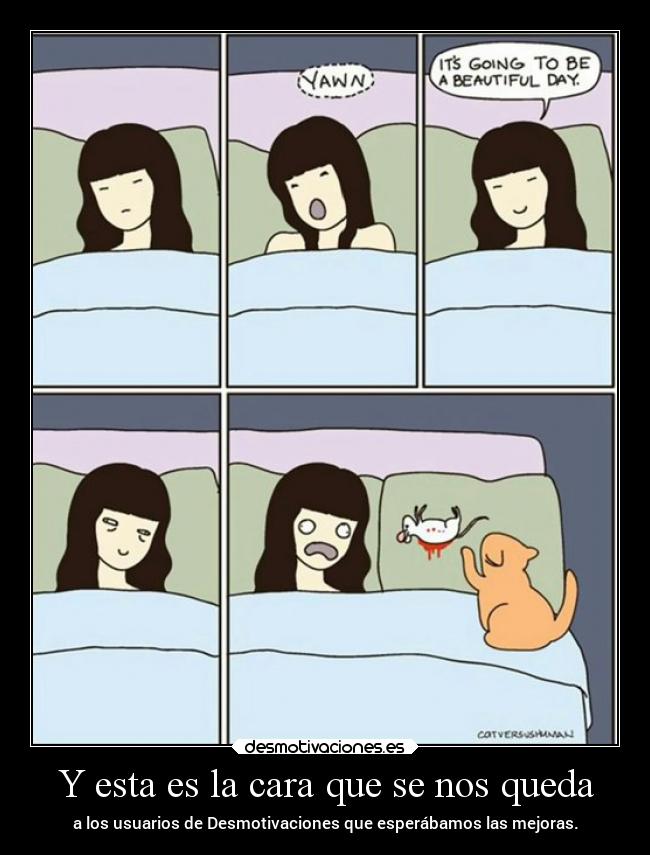 Y esta es la cara que se nos queda -