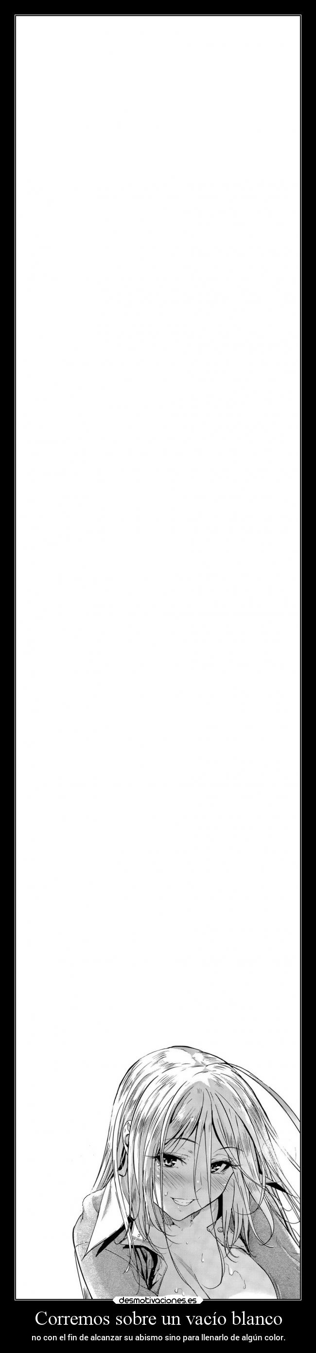 Corremos sobre un vacío blanco - 