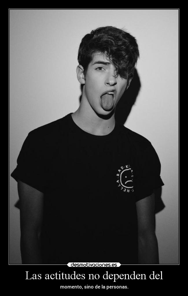 Las actitudes no dependen del -