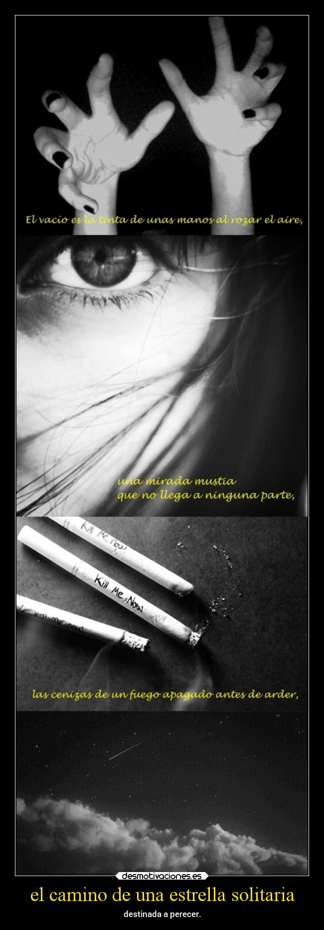 el camino de una estrella solitaria -