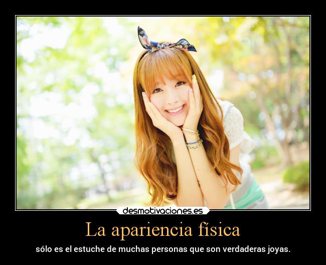 La apariencia física - 