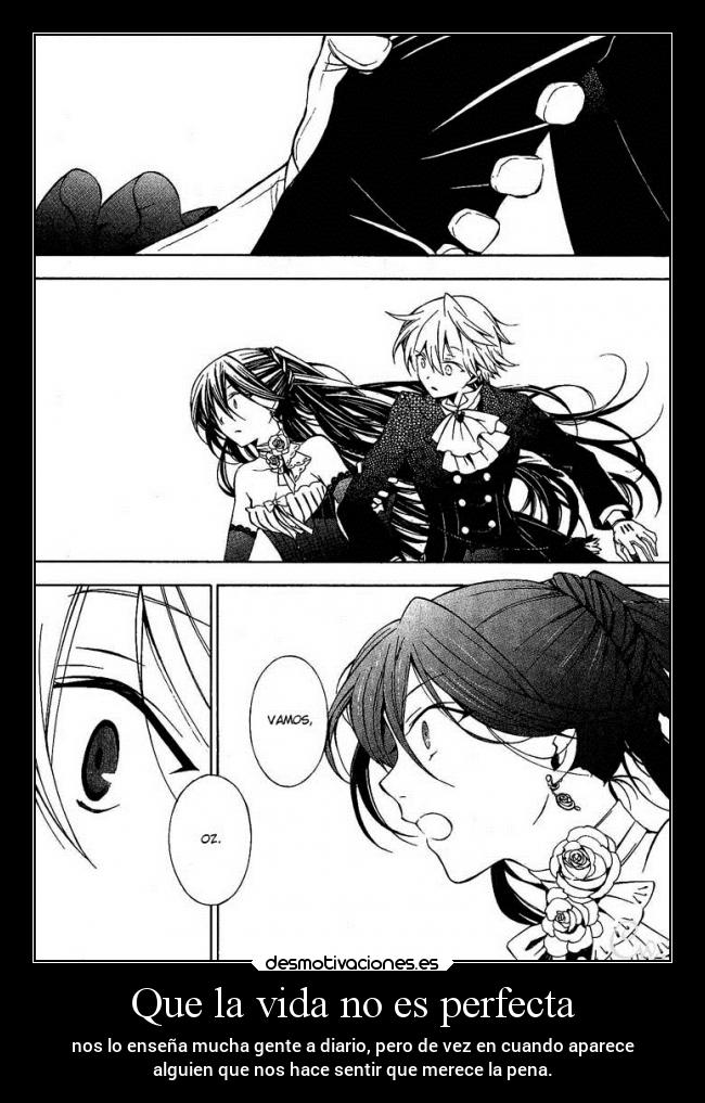 Que la vida no es perfecta -