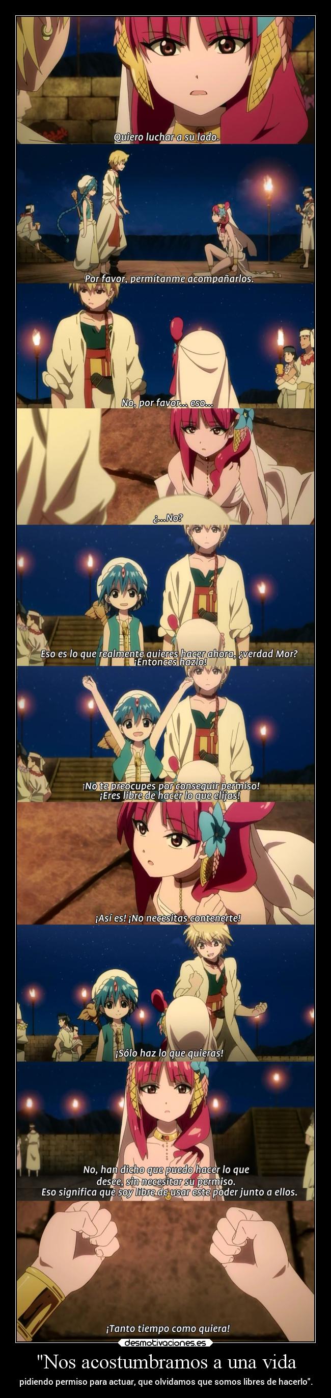 Nos acostumbramos a una vida - 