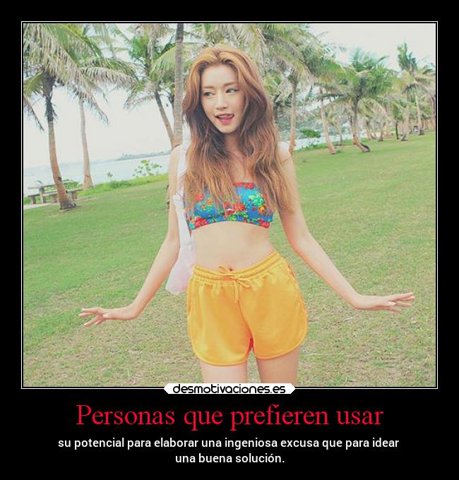 Personas que prefieren usar -