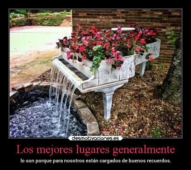 Los mejores lugares generalmente -
