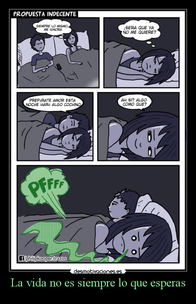 La vida no es siempre lo que esperas -