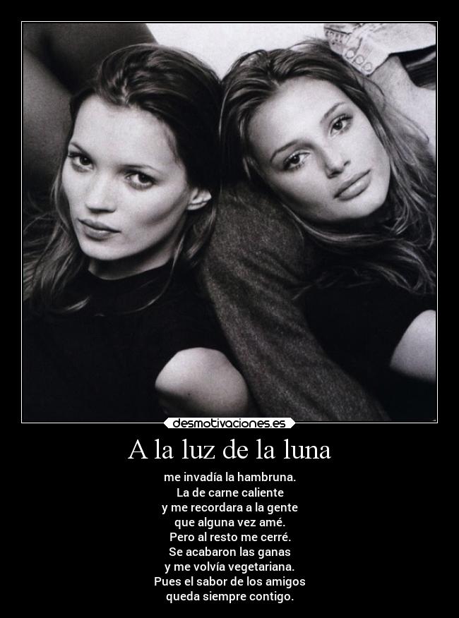 A la luz de la luna -