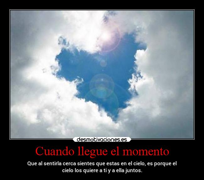 Cuando llegue el momento -