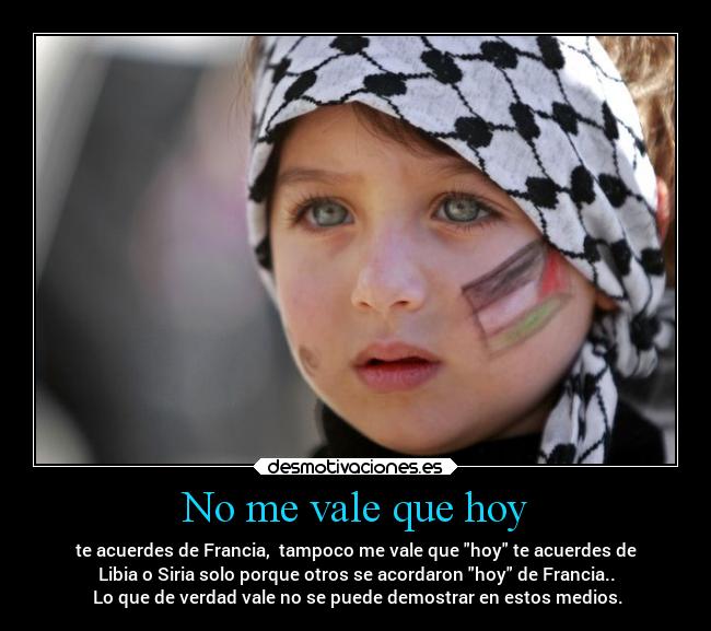 No me vale que hoy -