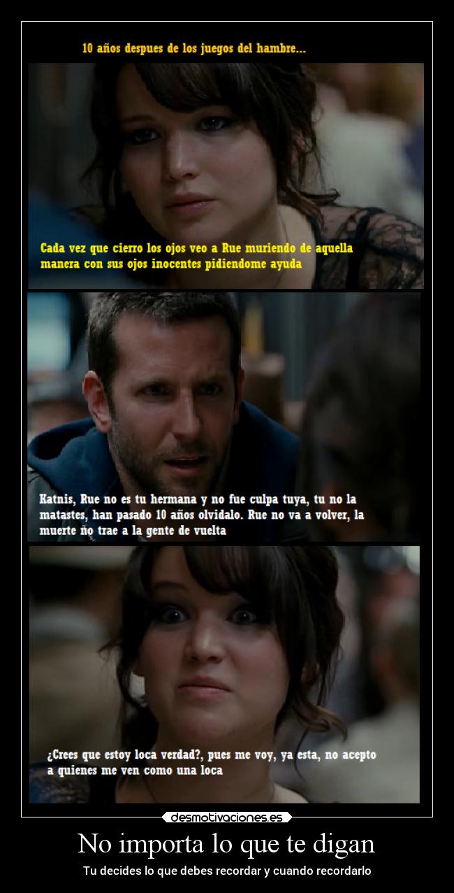 No importa lo que te digan - 