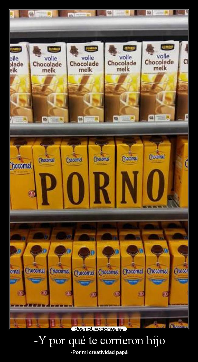 -Y por qué te corrieron hijo - -Por mi creatividad papá