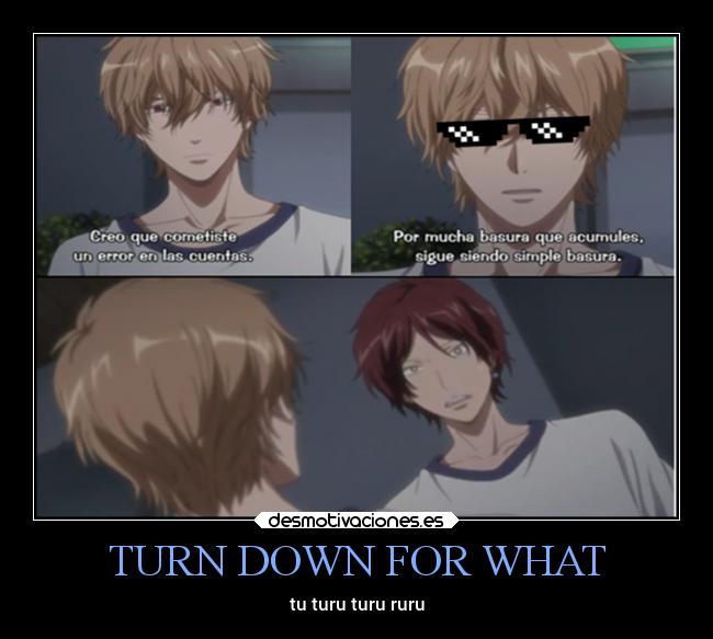 TURN DOWN FOR WHAT -