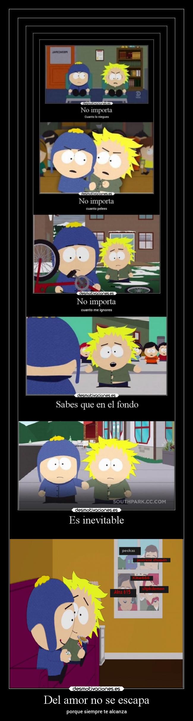 Del amor no se escapa -