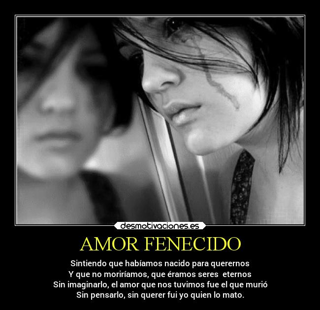 AMOR FENECIDO -