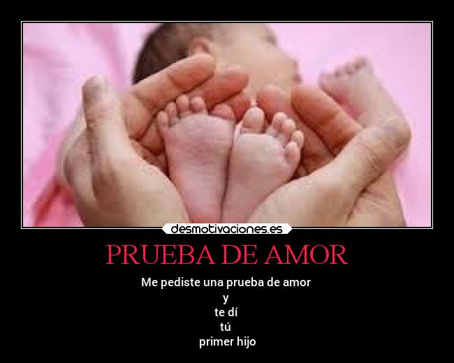 PRUEBA DE AMOR -