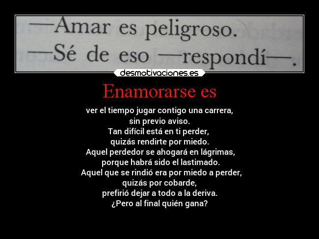 Enamorarse es - 