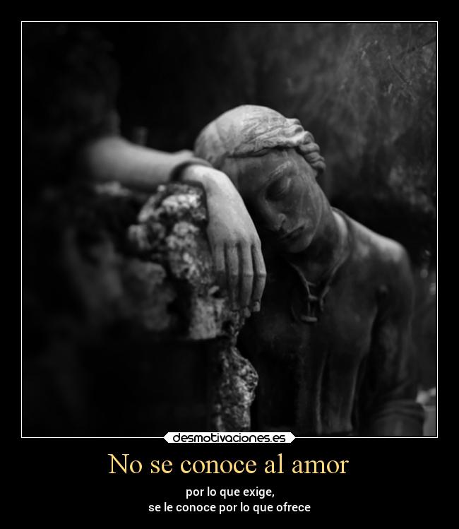 No se conoce al amor - 