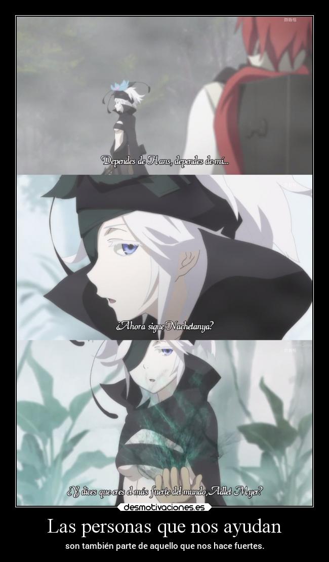 carteles amor vida amistad amigos anime raptorhunters harukaze manga rokkanoyuusha rokka yuusha adlet fuerza desmotivaciones