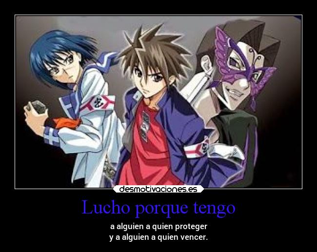 Lucho porque tengo -