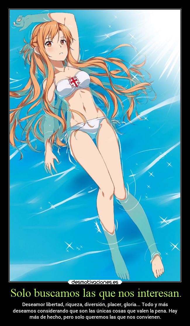 Solo buscamos las que nos interesan. -