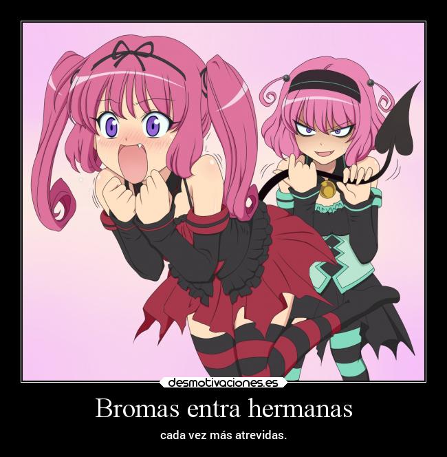 Bromas entra hermanas - 