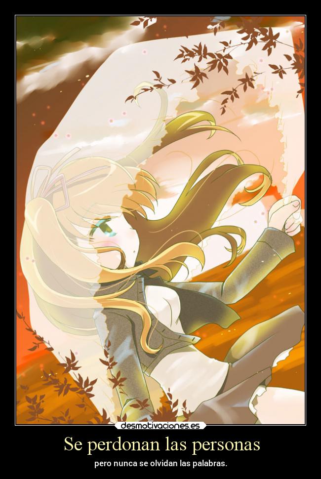 Se perdonan las personas - 