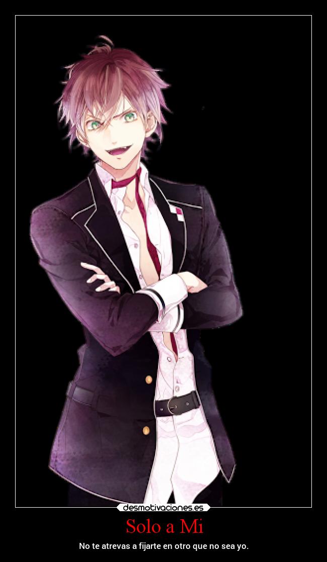 carteles anime diabolik lovers desmotivaciones