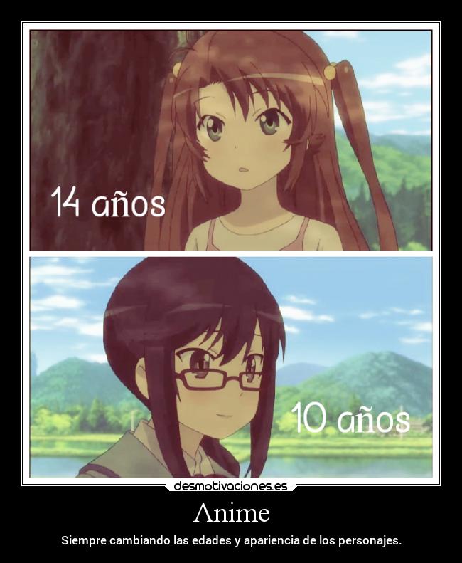 carteles anime anime edades lolis nonnonbiyori hotaru ichijou komari koshigaya desmotivaciones