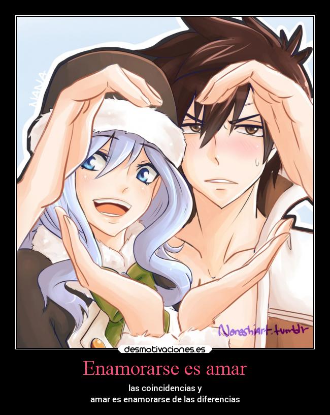 Enamorarse es amar - las coincidencias y
amar es enamorarse de las diferencias