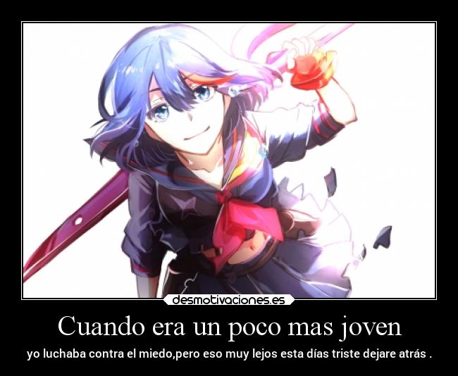 carteles anime killlakill matoiryuko ilonka desmotivaciones