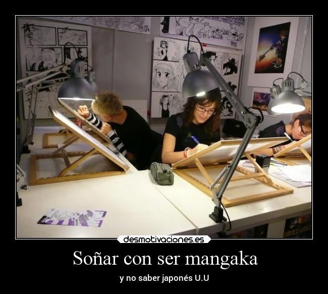 Soñar con ser mangaka -