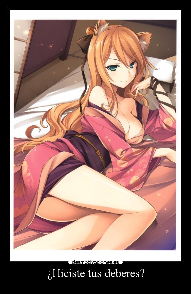 ¿Hiciste tus deberes? -