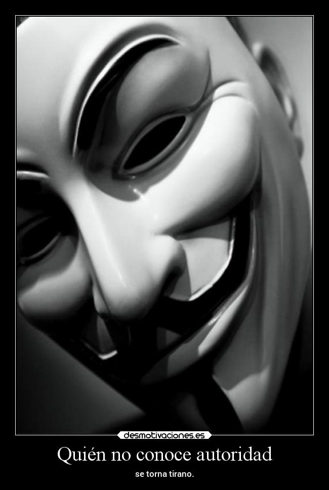 Quién no conoce autoridad -