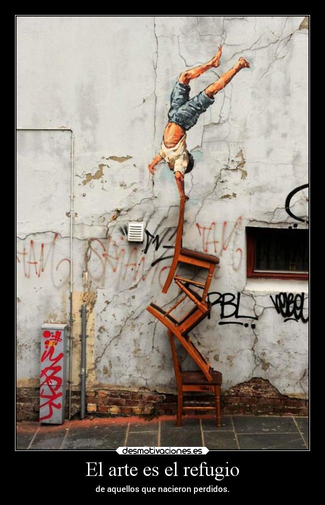 carteles arte vida lalal desmotivaciones