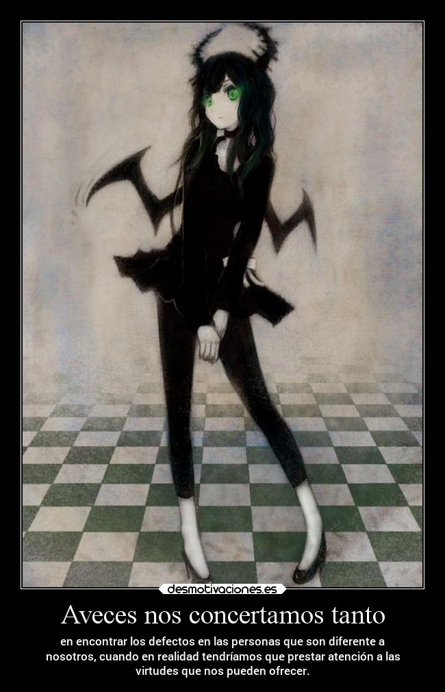 Aveces nos concertamos tanto -