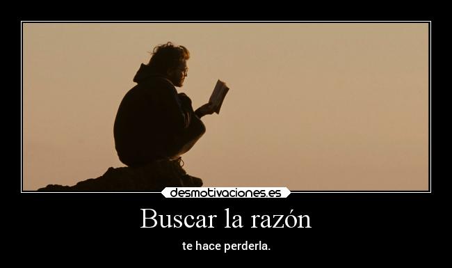 Buscar la razón -