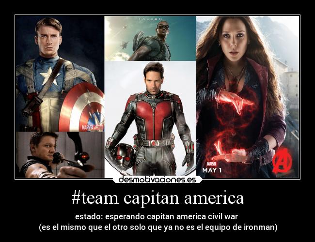 #team capitan america -