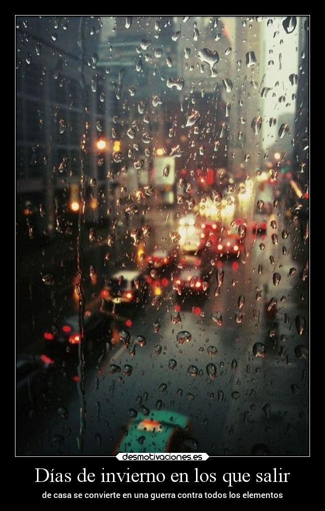 Días de invierno en los que salir -