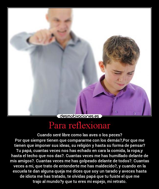 Para reflexionar -
