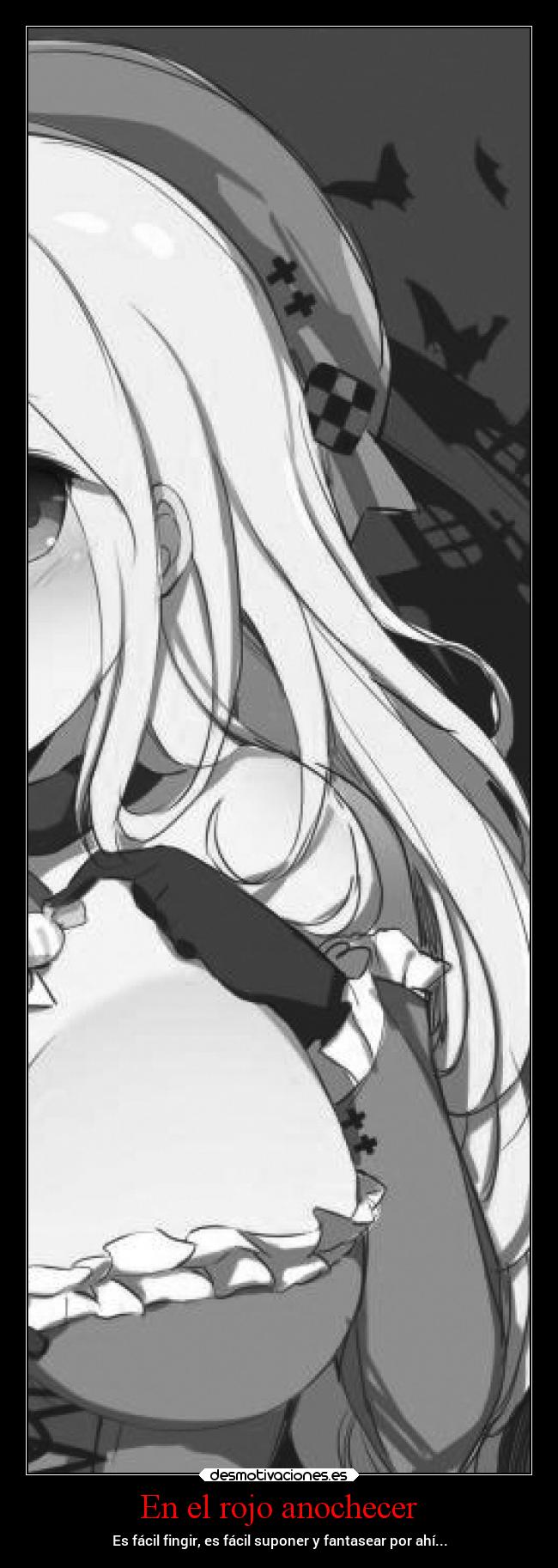 En el rojo anochecer -