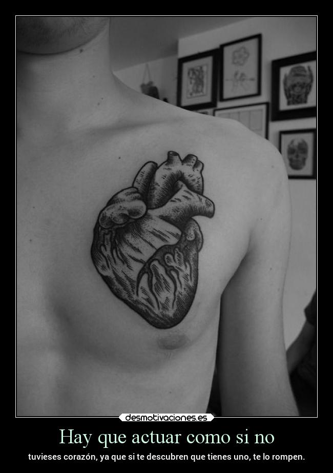 Hay que actuar como si no -