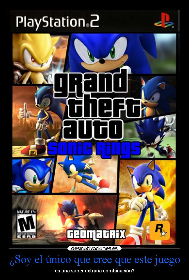 ¿Soy el único que cree que este juego - es una súper extraña combinación?