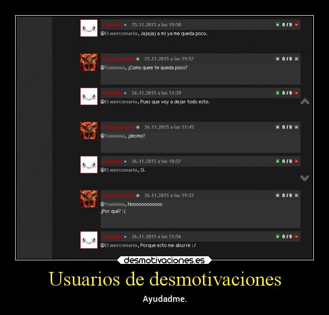 Usuarios de desmotivaciones - 