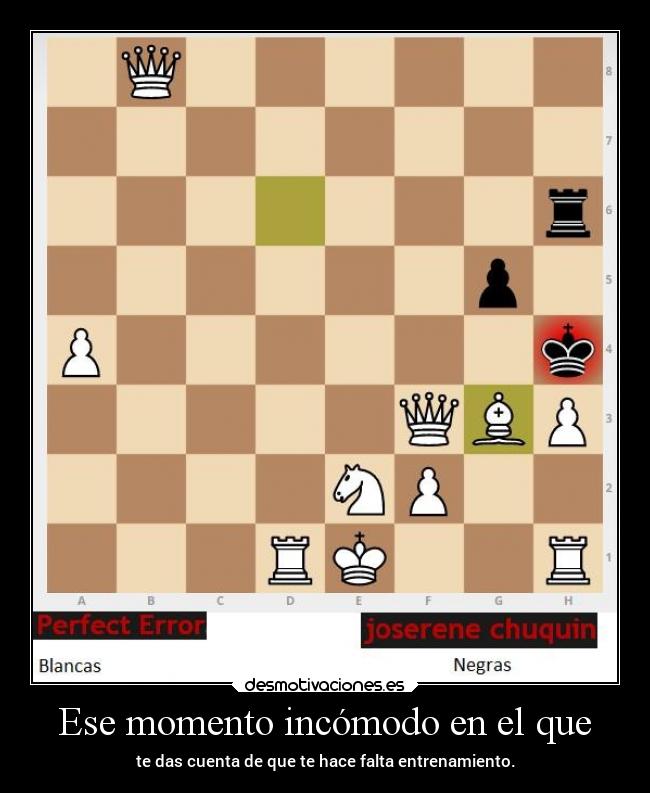 Ese momento incómodo en el que -