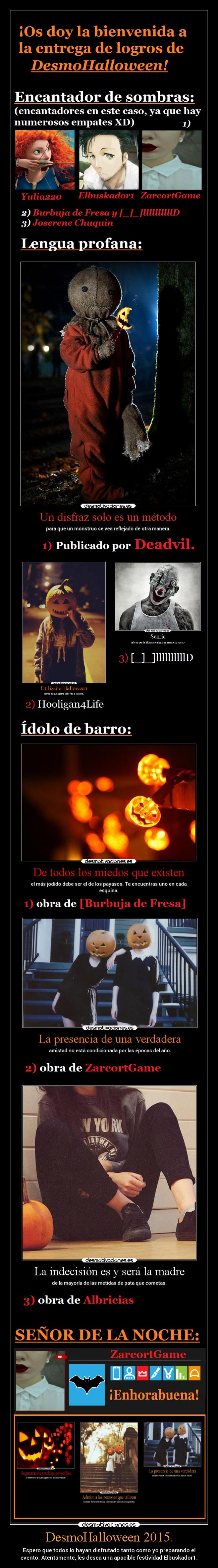 DesmoHalloween 2015. -